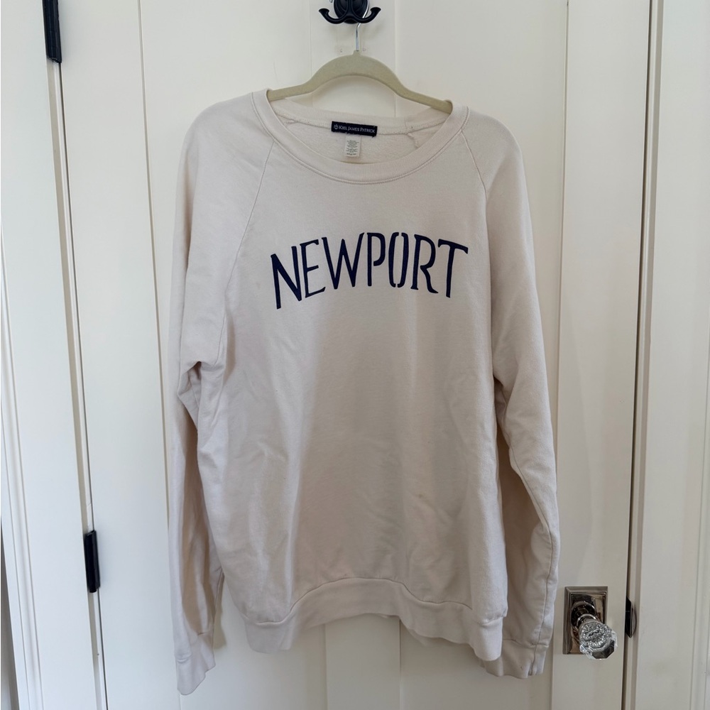 Kiel James Patrick Cream Newport Sweater XL